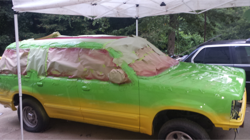 Illustration for article titled This Jurassic Park Explorer Is A Race Car